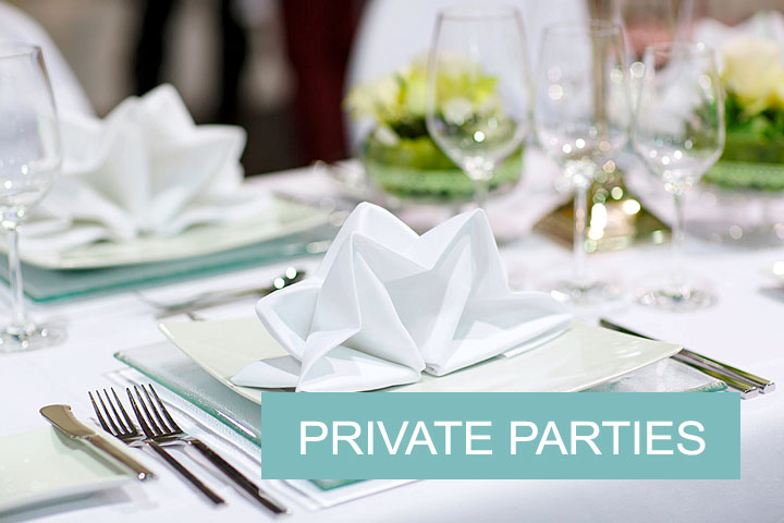 Private events in the restaurant.